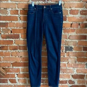 MADEWELL high rise skinny jeans